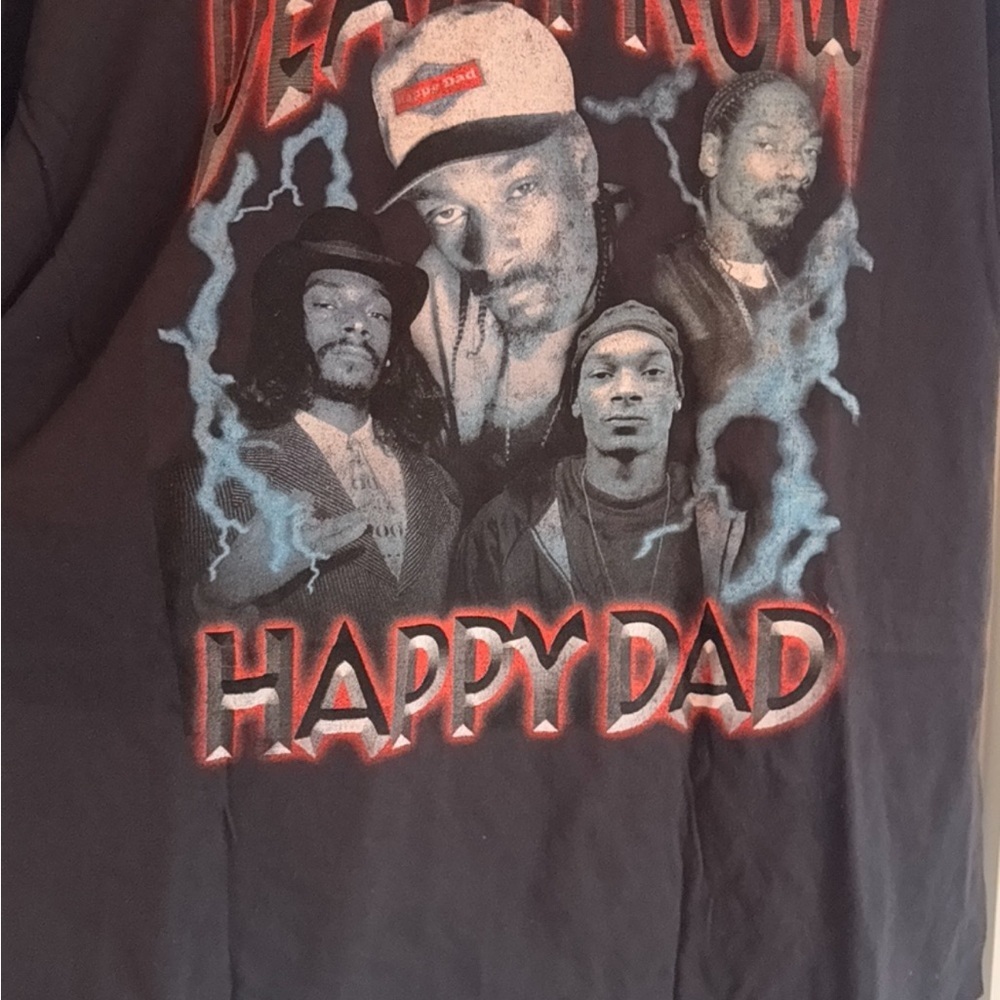 Death Row Happy Dad Black Men's T-Shirt - Picture 5 of 6
